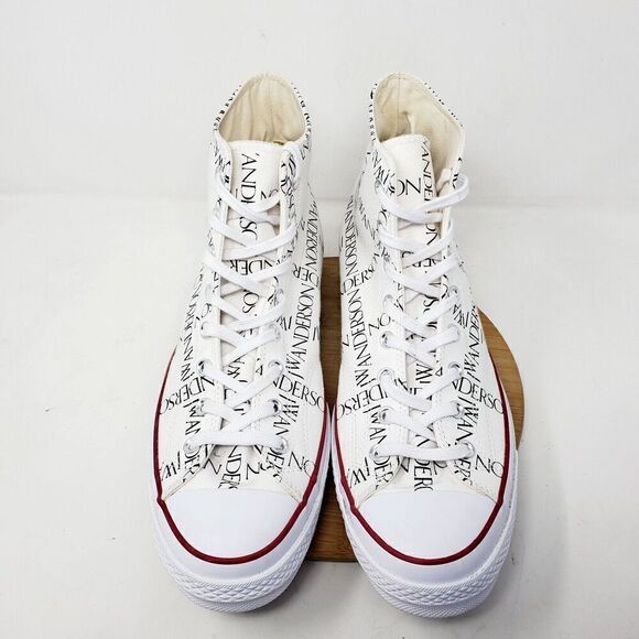Converse JW Anderson Chuck Taylor 70 Shoes Mens 13 Hi Top Grid Logo Sneakers - Picture 4 of 12